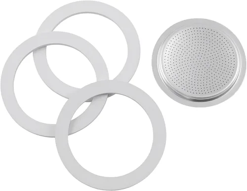 Miniatura 2 de Bialetti - Repuesto de filtro y junta para cafetera espresso de 6 tazas