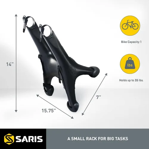 Miniatura 3 de Saris Portabicicletas, compacto solo montado en el tronco, 1 bicicleta, negro