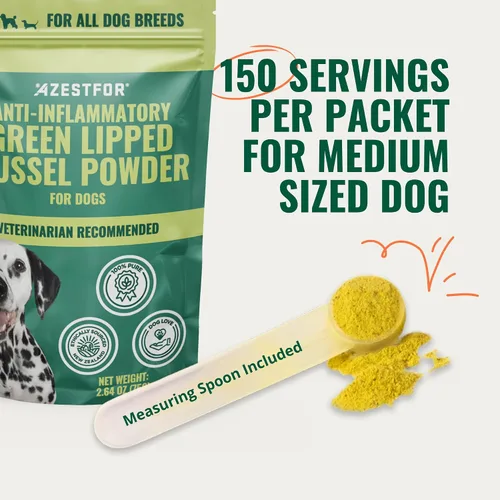 Miniatura 9 de Azestfor Mejillón de labios verdes antiinflamatorios para perros en polvo