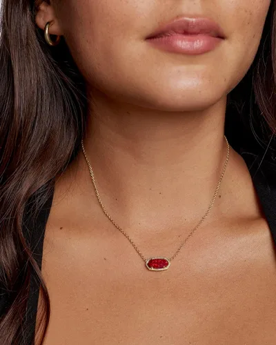 Miniatura 139 de Kendra Scott - Collar Elisa con dije para mujer, joyería de moda, chapado en oro de 14 quilates