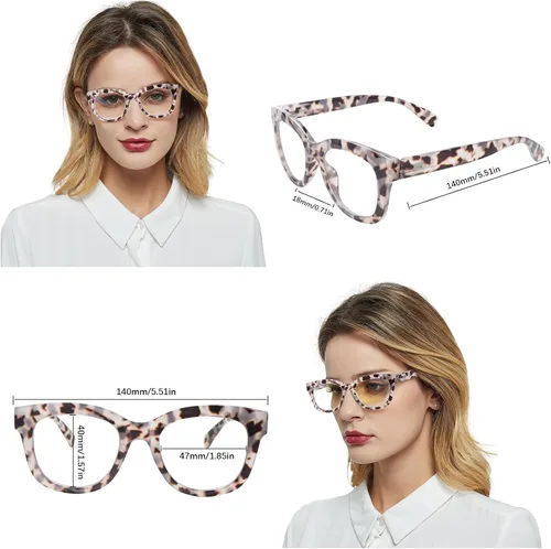 Miniatura 7 de Anteojos progresivos de lectura multienfoque para mujer, con bloqueo de luz azul, lentes para lectura de computadora