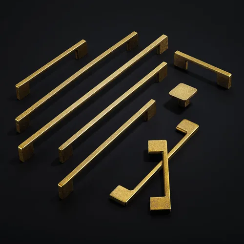Miniatura 6 de TUNNY - Paquete de 10 manijas clásicas para gabinetes - 3"/76mm de separación de tornillos, manijas de hardware de muebles de latón envejecido