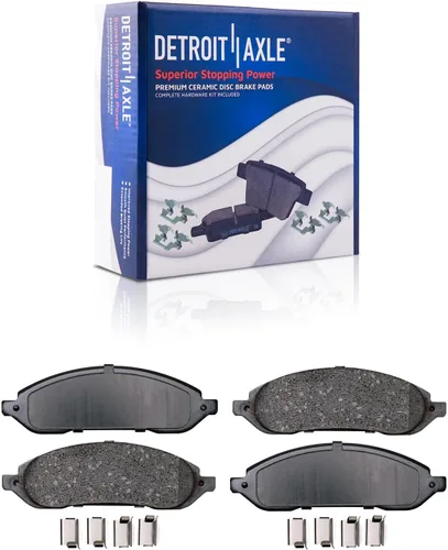 Miniatura 29 de Detroit Axle - Pastillas de Freno para Nissan Altima Sentra 350Z Juke INFINITI G35, Pastillas de Freno Cerámica Delanteras y Traseras Reemplazo