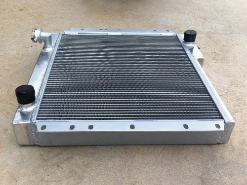 Miniatura 6 de Radiador de aluminio + cubierta + ventilador para 1970-1980 79 78 77 76 75 74 73 72 71 Toyota Land cruiser FJ40 FJ45 Landcruiser MT