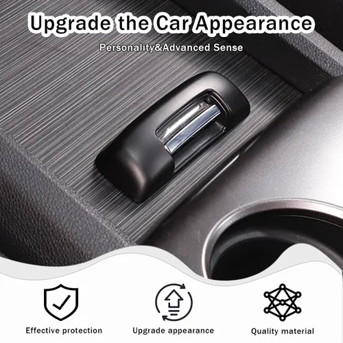 Miniatura 2 de Caja de reposabrazos con interruptor de manija y cubierta para Honda Pilot 2016-2022/ Ridgeline 2020-2023/ Passport 2019-2023 Accesorios de Negro