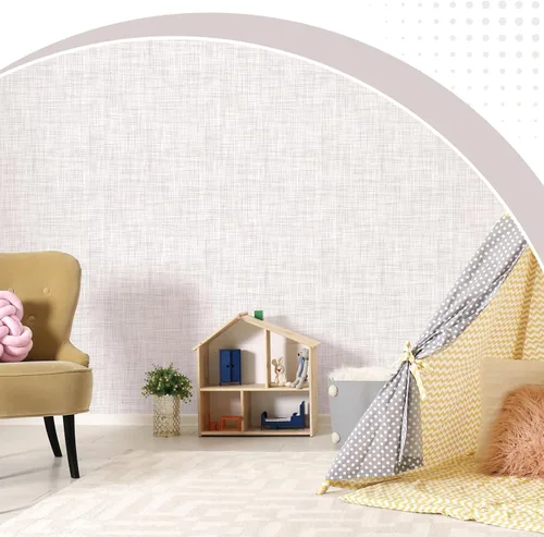 Miniatura 8 de Papel tapiz beige con textura de papel de contacto de 17.3 x 120 pulgadas, papel tapiz vintage extraíble impermeable para paredes de habitaciones