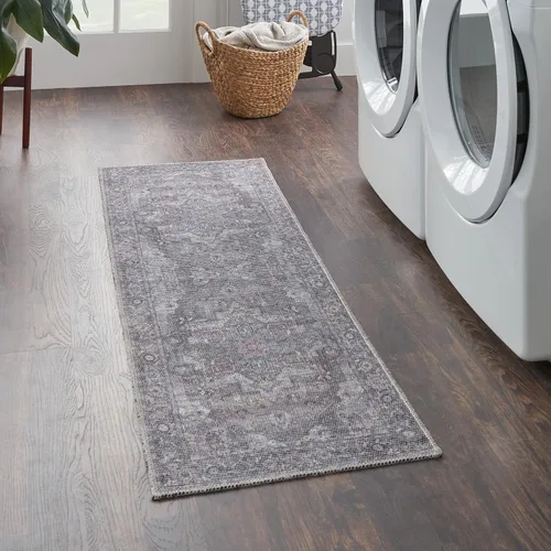 Miniatura 9 de Nourison Home New Concept - Alfombra lavable de 2 pies 2 pulgadas x 8 pies, fácil de limpiar, no se desprende, para dormitorio, sala de estar