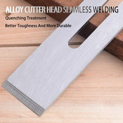 Miniatura 4 de Utoolmart Cuchilla de cepilladora de banco, 2 piezas de hoja de repuesto para carpintería de acero de alta velocidad, para cepilladora de madera