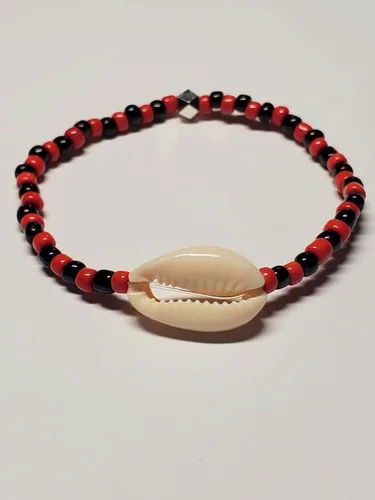 Miniatura 17 de 3 pcs Ilde Cowrie seashell Evil Eye Hamsa Hand Orisha Santeria Pulseras Bracelet Set