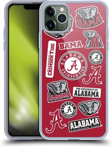 Miniatura 298 de Head Case Designs Funda de gel suave con licencia oficial de la Universidad de Alabama UA Collage compatible con Apple iPhone 13 Pro Max