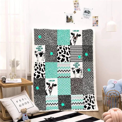 Miniatura 5 de Manta con estampado de vaca, decoración de vaca, manta para niñas y mujeres, regalo de Navidad, San Valentín, cumpleaños, manta suave y linda