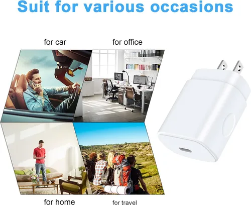 Miniatura 6 de 25W Samsung Bloque de carga rápida Android Cargador de teléfono USB C Adaptador de enchufe de pared para Samsung Galaxy A17 A16 5G/S26 Ultra/Z Blanco