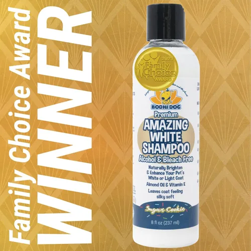 Miniatura 2 de Bodhi Dog Amazing White Shampoo para Perros - Ilumina Pelajes Blancos y Claros - A Base de Plantas - Hecho con Ingredientes Naturales - Seguro