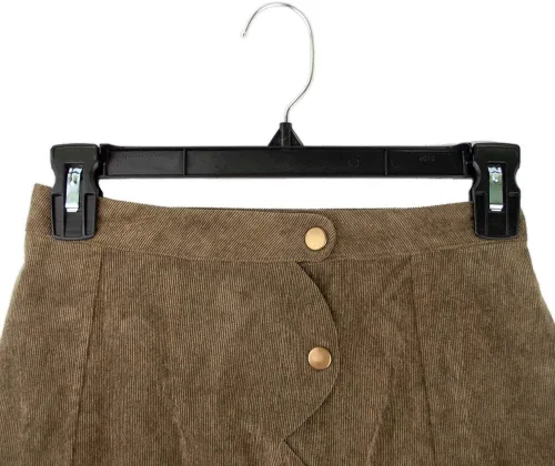 Miniatura 4 de HangOn Juego combinado de perchas para camisa y pantalones, plástico reciclado, negro, 17 pulgadas y 12 pulgadas, 15 cada uno, 30 en total