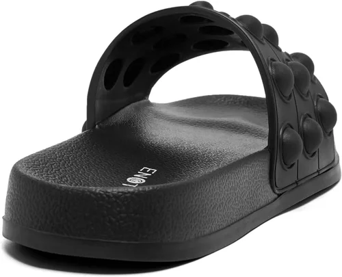 Miniatura 6 de Engtoy Sandalias para niños y niñas, unisex, ligeras, antideslizantes, puntera abierta, cómodas, para ducha, playa, divertidas sandalias