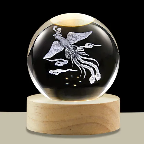 Miniatura 26 de Bola de cristal 3D de la Vía Láctea, luz nocturna multicolor, lámpara decorativa para ciencia, astronomía, espacio, regalos para novios, esposos
