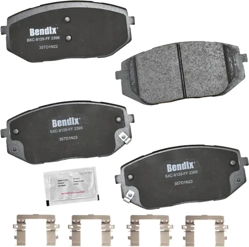 Miniatura 156 de Pastillas de freno delanteras cerámicas Bendix Priority1 CFC2302 para Hyundai Elantra 2021, Sonata 2022-2020, Kia K5 2023-2021