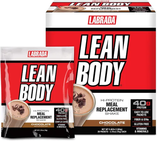 Miniatura 17 de Labrada Nutrition Batido de reemplazo de comida con alto contenido de proteínas para cuerpo delgado, vainilla, envase de 2.47 lb El empaquetado