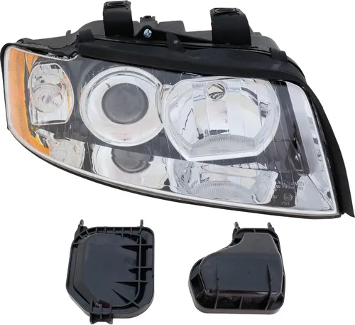 Garage-Pro Faro delantero lateral del pasajero para Audi A4 Quattro 2002-2005 Halogen Sedan & Wagon se adapta a Avant & Base; B6, 2ª generación;