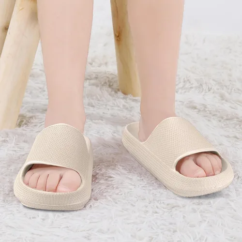 Miniatura 6 de WYSBAOSHU Sandalias deslizantes para niños y niñas, cómodas, antideslizantes, suela gruesa, para verano, ducha, piscina, playa, agua