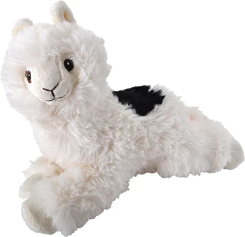 Wild Republic Ecokins Mini Llama, animal de peluche, 8 pulgadas, regalo para niños, juguete de peluche, hecho de botellas de agua recicladas