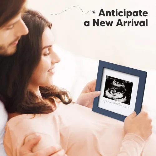 Miniatura 9 de KeaBabies Marco de Fotos de Ecografía para Bebé - Marcos Modernos de Fotos de Ultrasonido para Futuras Mamás, Regalos de Primer Embarazo para Mamá