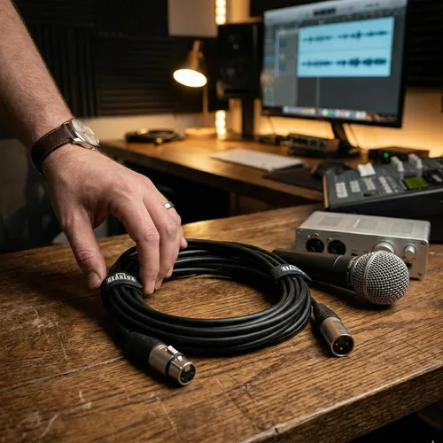 Miniatura 8 de Gearlux – Cable de micrófono XLR, completamente balanceado, macho a hembra, 25 pies - Paquete de 3
