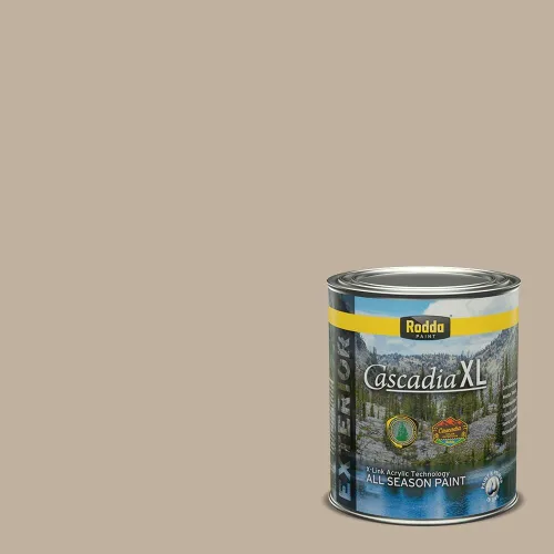 Miniatura 4 de Rodda Paint CASCADIA XL Pintura e imprimación satinada exterior en uno, cuarto de galón, abulón
