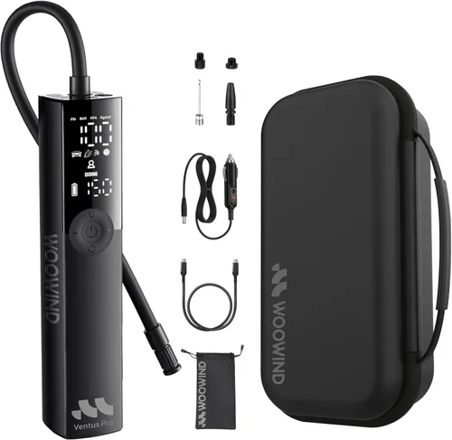 Miniatura 12 de Woowind Compresor de Aire Portátil Inflador de Neumáticos Premium, 2 Veces Más Rápido, Bomba de Aire de 150PSI para Neumáticos de Coche, Bomba