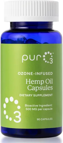Miniatura 5 de PurO3 Cápsulas de aceite de coco, aceites ozonizados puros de alta potencia para apoyo inmunológico y beneficios de bienestar, suplemento orgánico