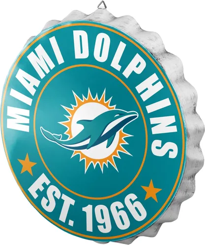 Miniatura 30 de NFL Team Logo Distressed Metal Hanging Wall Bottle Cap Sign