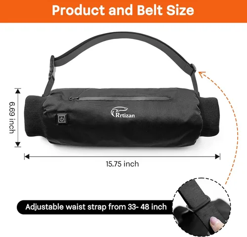 Miniatura 7 de Heated Hand Warmer Pouch,Hand Warmers Poucn with 3 Levels Heating, Ideal for Football, Camping,Hunting, Portable and Waterproof Football Hand Warmer