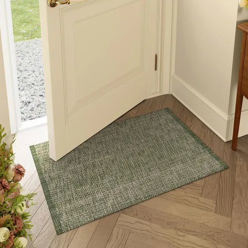 Miniatura 63 de LEEVAN - Alfombras lavables para cocina de 3 x 5 pies, alfombra de color crema para dormitorio, alfombra de algodón tejida para entrada, alfombra