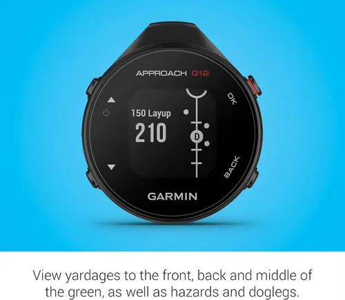 Miniatura 4 de Garmin Approach G12, GPS de golf con clip y telémetro, más de 42,000 campos precargados, 010-02555-00