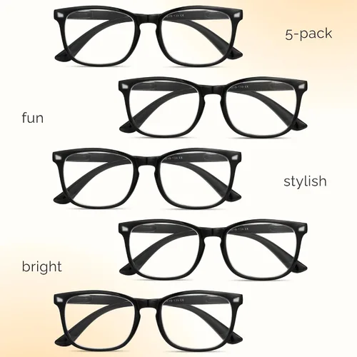 Miniatura 5 de CCVOO Mix & Match - Gafas de lectura para mujer, ligeras, ajuste cómodo, visión clara, bloqueo de luz azul