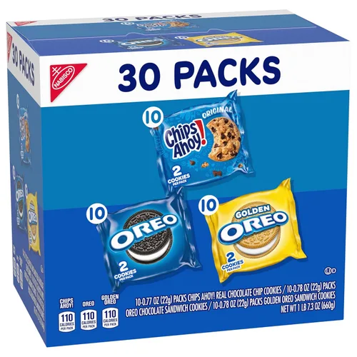 Miniatura 11 de NABISCO Sweet Treats - Paquete variado de galletas OREO, Variedad de galletas Nabisco Sweet Treat, 30