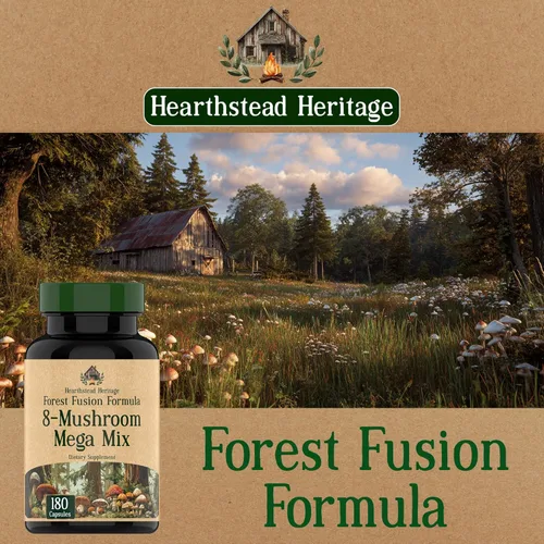 Miniatura 4 de Complejo de hongos 8 – 180 cápsulas – Melena de león, Reishi, Chaga, Cordyceps y cola de pavo – Suplemento natural de apoyo inmunológico, enfoque