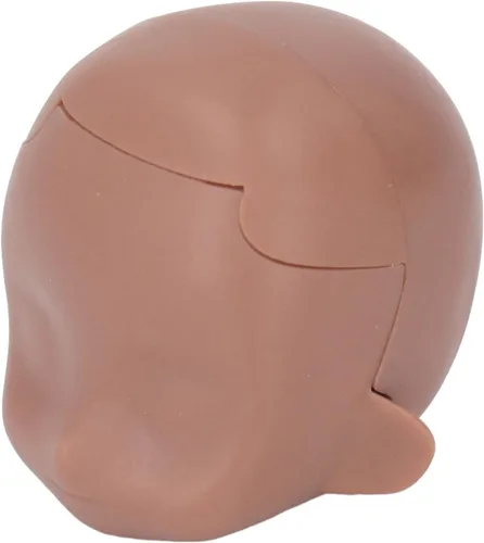 Miniatura 12 de Cabeza de muñeca en blanco, reemplazo de exquisita bola articulada de silicona para muñeca articulada de 1/12 bola para adultos (blanco normal)