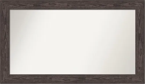Miniatura 635 de Amanti Art Espejo personalizado, espejo de baño negro puente, espejo de pared o espejo de tocador de baño sobre el fregadero (26 x 26 pulgadas)