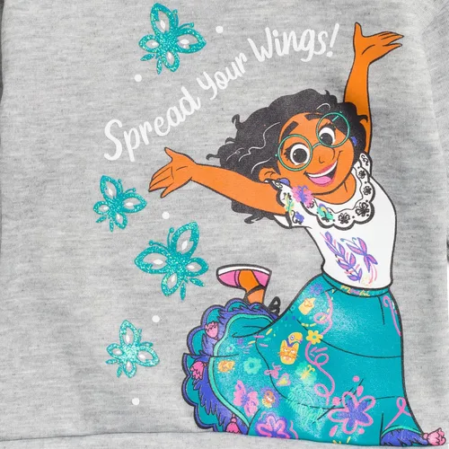 Miniatura 6 de Disney Encanto Mirabel - Conjunto de sudadera y pantalones para niñas pequeñas y grandes