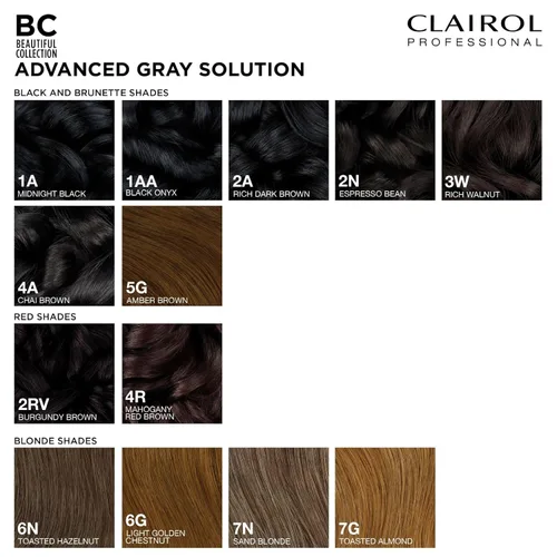 Miniatura 8 de Clairol Professional Beautiful Collection Advanced Gray Solutions Semi-Permanent Hair Color with Gray Coverage for All Hair Textures Packaging