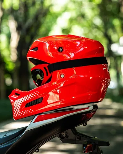 Miniatura 7 de ILM Cascos de Motocicleta Todoterreno Juveniles Casco ATV para Niños Motocross BMX Todoterreno con Gafas Guantes Máscara DOT Modelo MT601Y