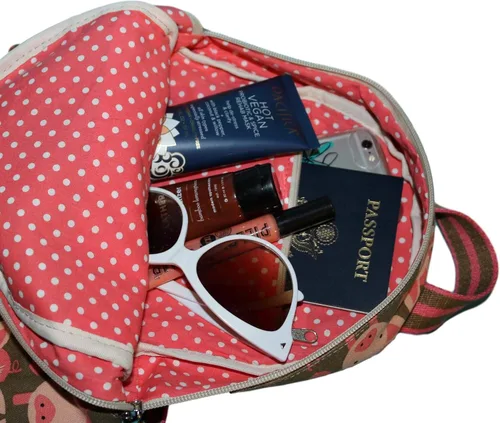 Miniatura 4 de Bungalow 360 Mini mochila para adultos, Cerdo, Mochila pequeña estilo mini