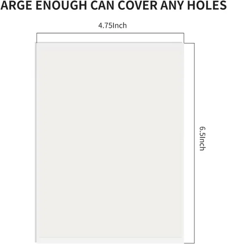 Miniatura 3 de 10 paquetes de kit de reparación de revestimiento de vinilo, parche de revestimiento de vinilo autoadhesivo duradero blanco, corte a medida, cubre
