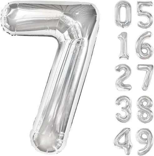 Miniatura 55 de Globo de cumpleaños número 4 dorado de 40 pulgadas, globos gigantes del número cuatro 14 24 34 40 44 2024, globos grandes de lámina de mylar para Oro
