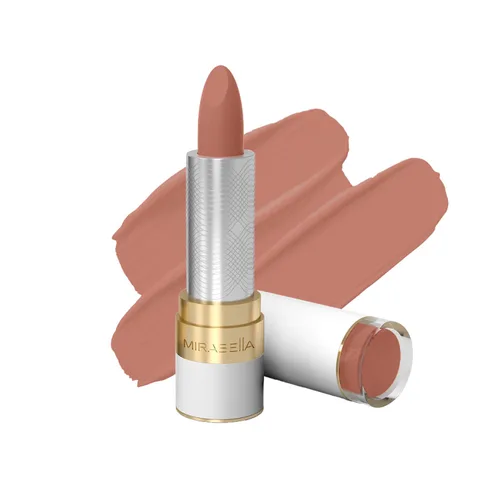 Mirabella Sealed with a Kiss - Lápiz labial hidratante de cobertura completa, ricamente pigmentado, ultra cremoso, hidratante y a base de minerales