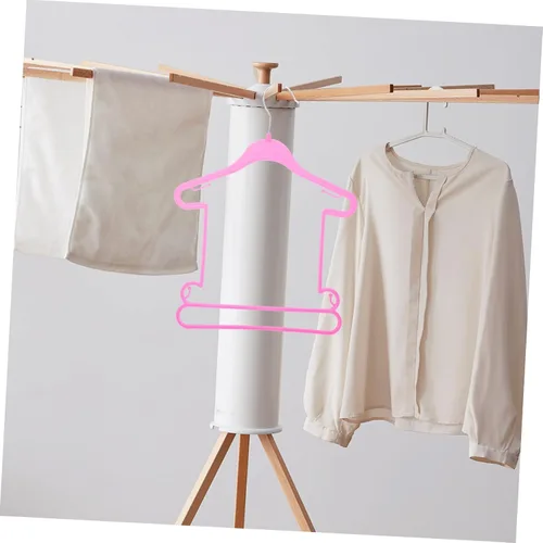 Miniatura 6 de CHILDWEET Perchas para pantalones, 10 piezas, colgador de trajes, juego de bebé, ropa para niños, ropa de plástico para niños pequeños para armario