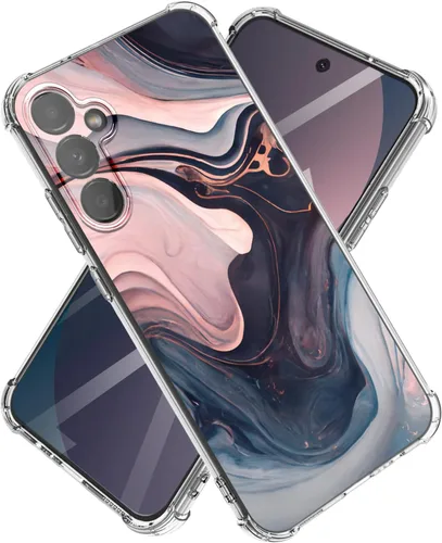 Miniatura 33 de para Samsung Galaxy a15 5G [Funda de Mármol Delgada]+[Anti-Caída Protectora] Fundas de Teléfono de TPU Suave y Elegantes para Mujeres de 6.5 Pulgadas
