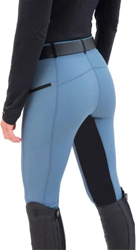 TIAFORD Pantalones de equitación para mujer, pantalones ecuestres, mallas de retazos de cintura alta, leggings deportivos