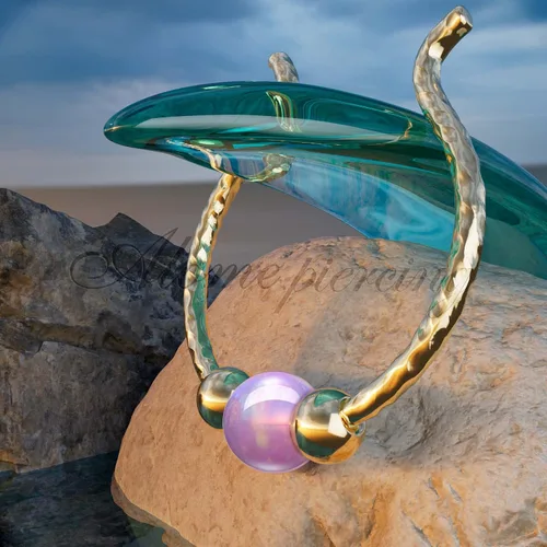 Miniatura 41 de Fake Opal Septum Rings